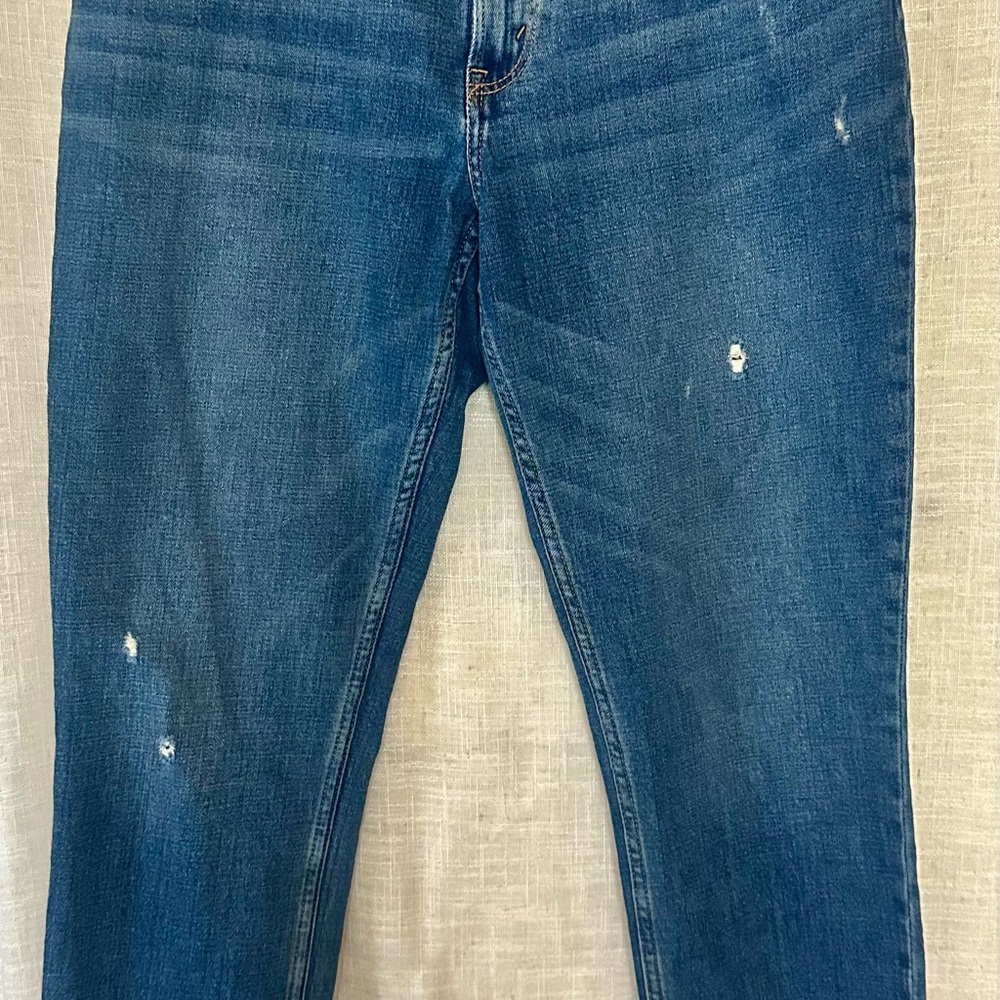 Abercrombie & Fitch Blue Straight Leg Jeans